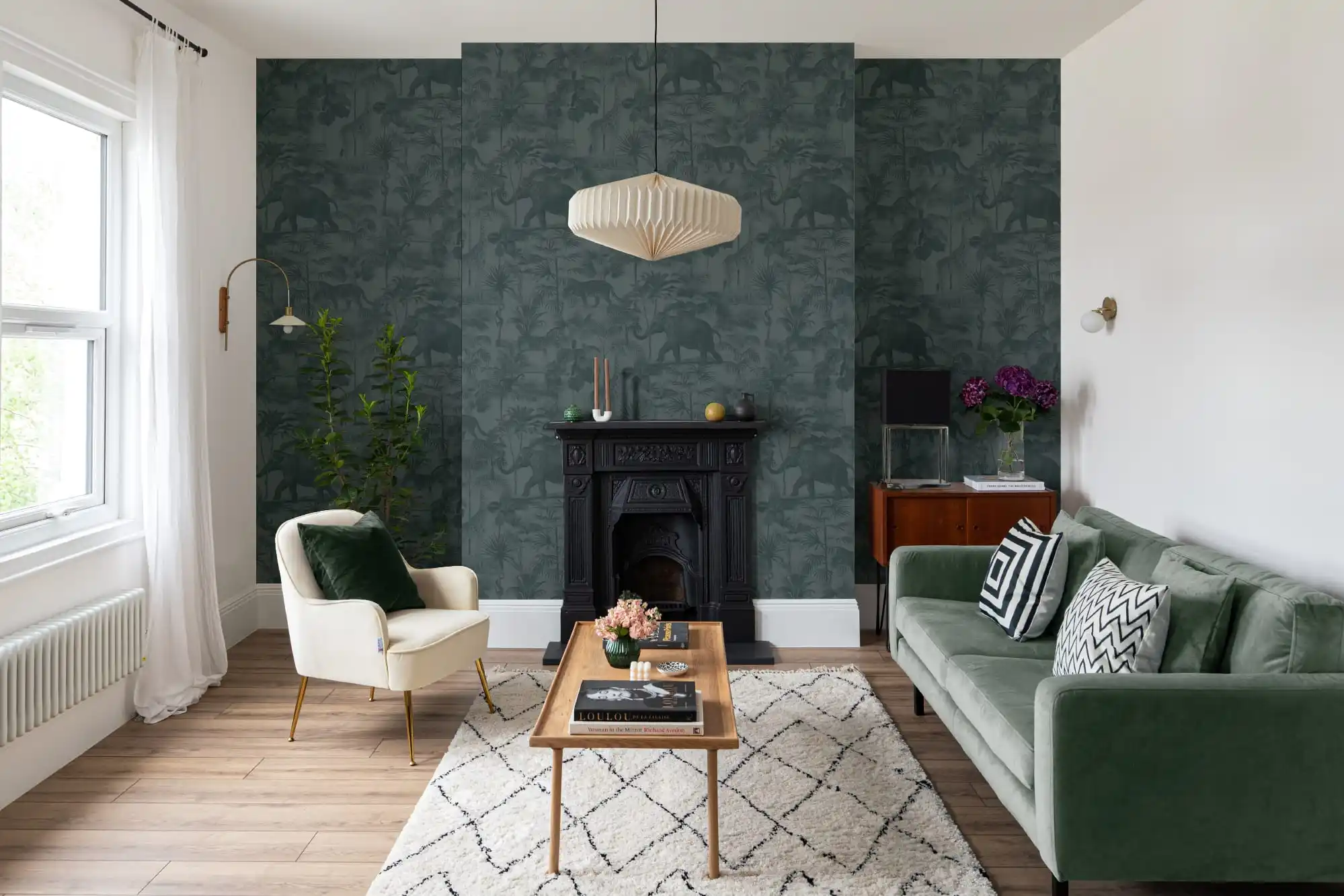 Residential wallcovering project